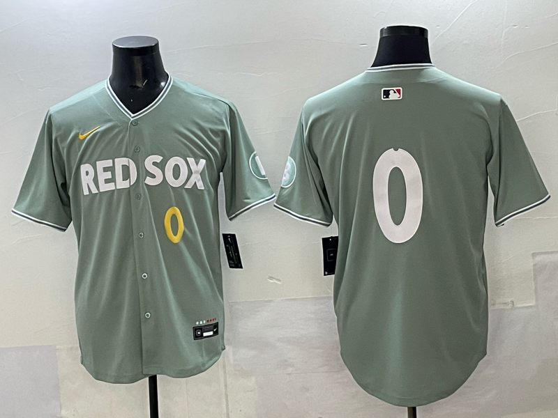 Men Boston Red Sox  #0 green Game 2025 Nike MLB Jersey 006->boston red sox->MLB Jersey